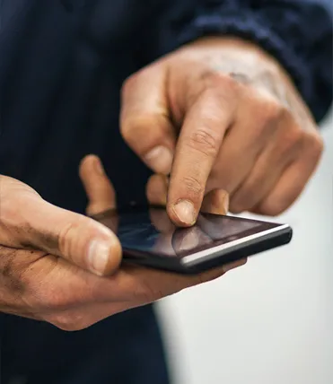 dłoń telefon